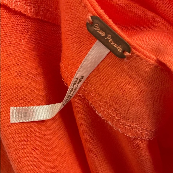 Free People Long Weekend Halter Top - NWT - Medium -  Watermelon - Picture 6 of 15